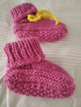 Babyschuhchen in rosa